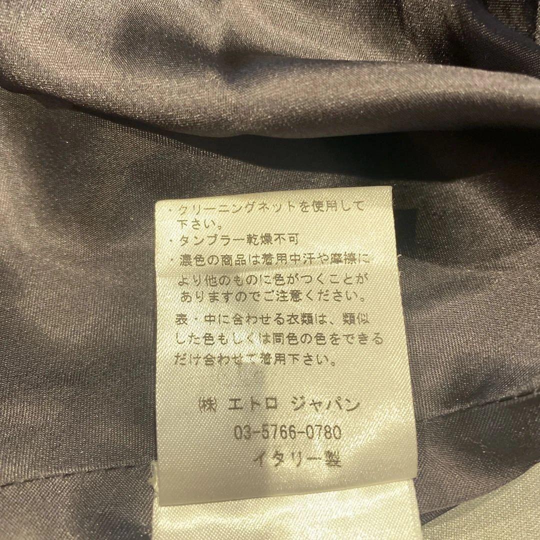 エトロのクラシカルな雰囲気　ロングコート