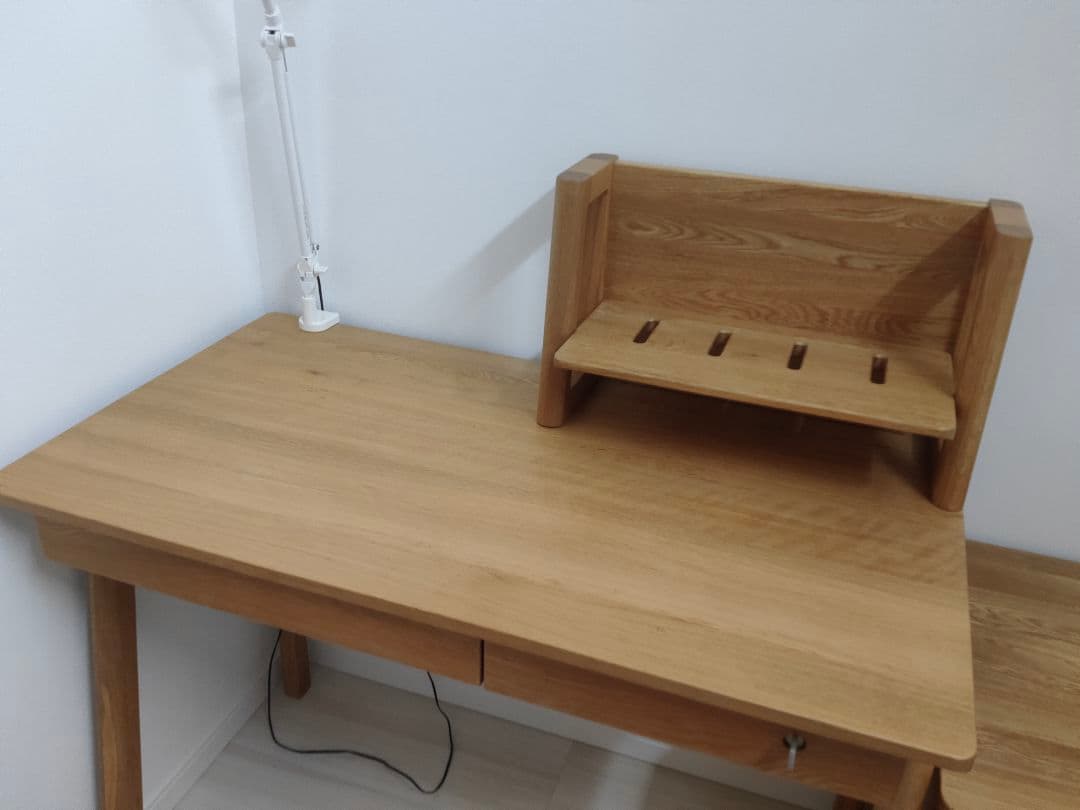 KEYUCA アロン 学習机 ⚠️別出品のデスクワゴンと一緒にご購入ください