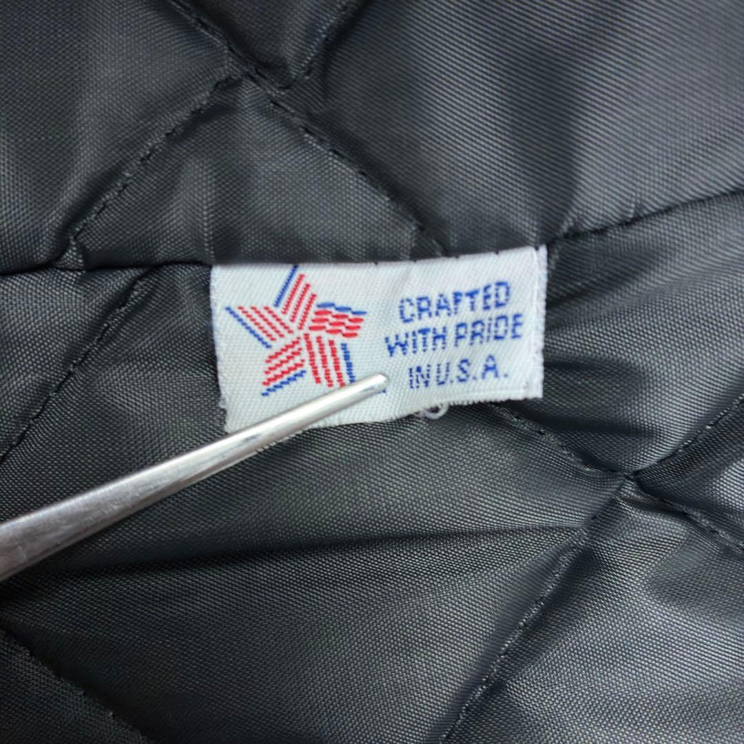 美品　ショット　ピーコート　ウールメルトン　キルティング　42　USA製　黒