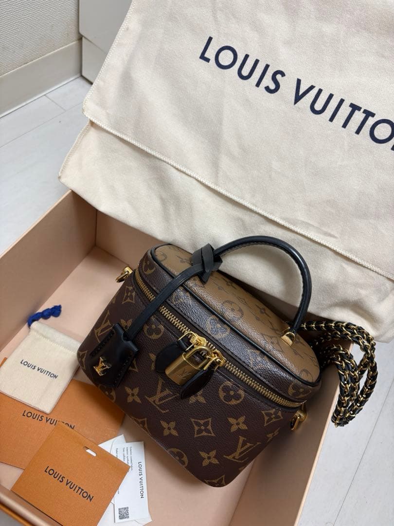 ルイヴィトン ヴァニティPM モノグラム リバース 2WAYハンドバッグ正規品