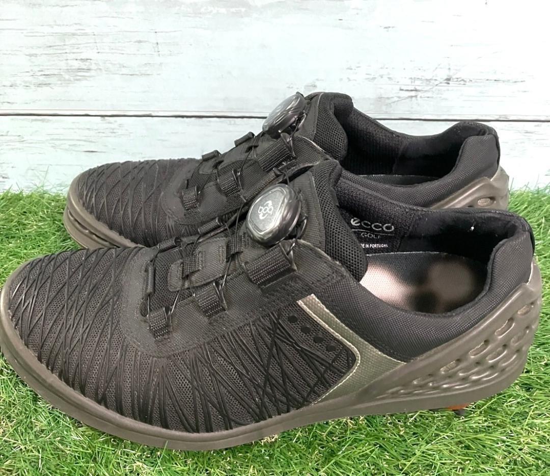 美品 ECCO エコー Boa ゴルフシューズ 24.5-25cm サイズ39