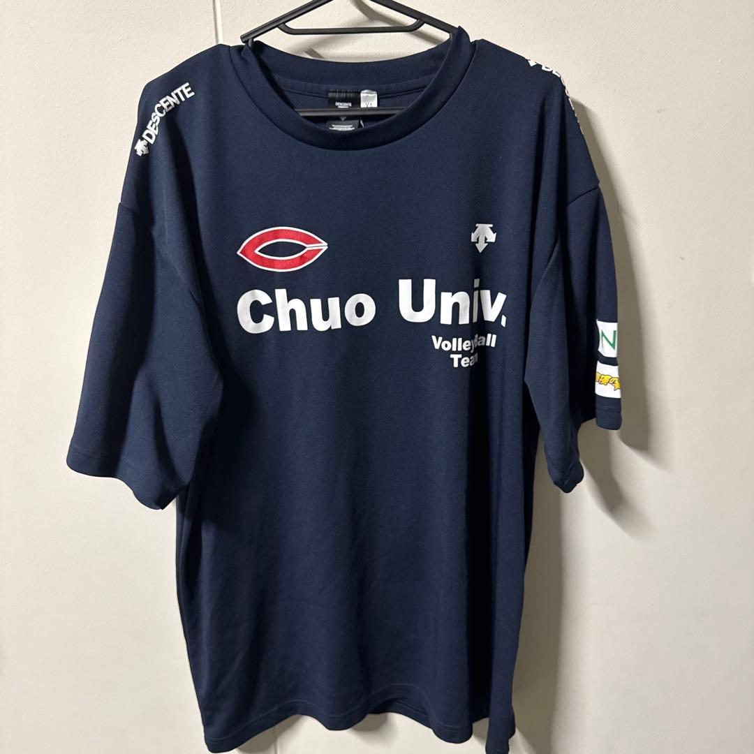 Chuo Univ. バレーボールチームシャツ ネイビー