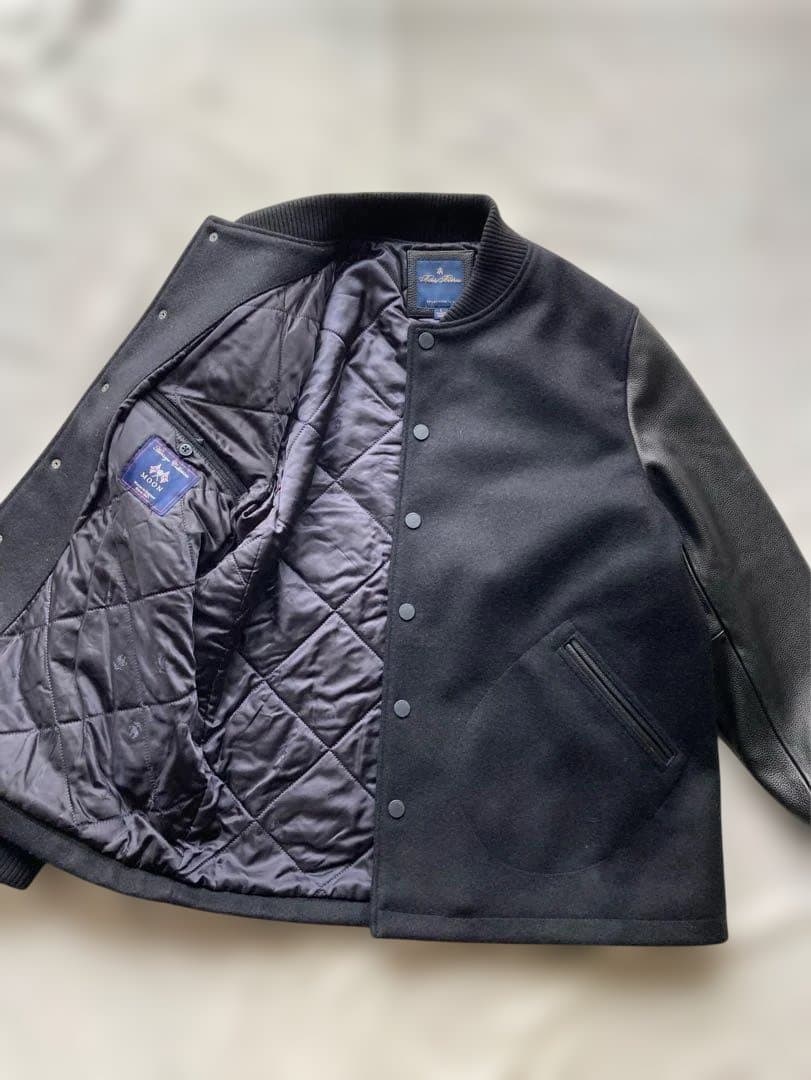 ブルックスブラザーズ 牛革 スタジャン