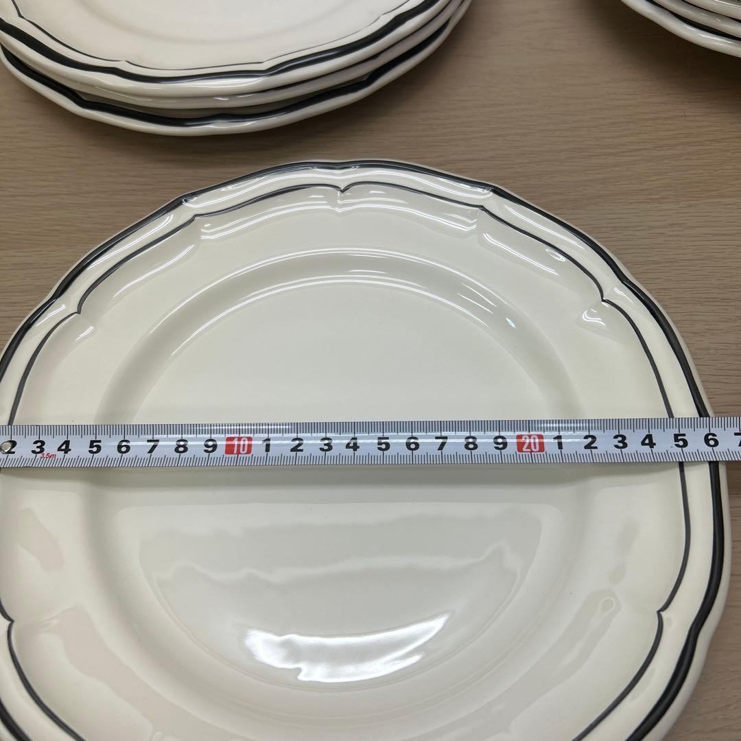 フランス　ジアン　フィレ　ブラック　プレート4種類　Ａ-578