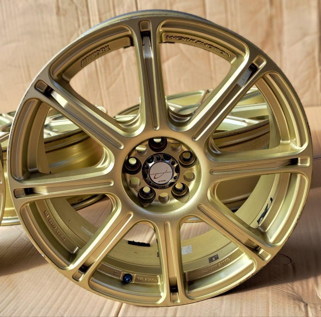 kame様Works Emotion XC8 18インチ4本セット プリウス