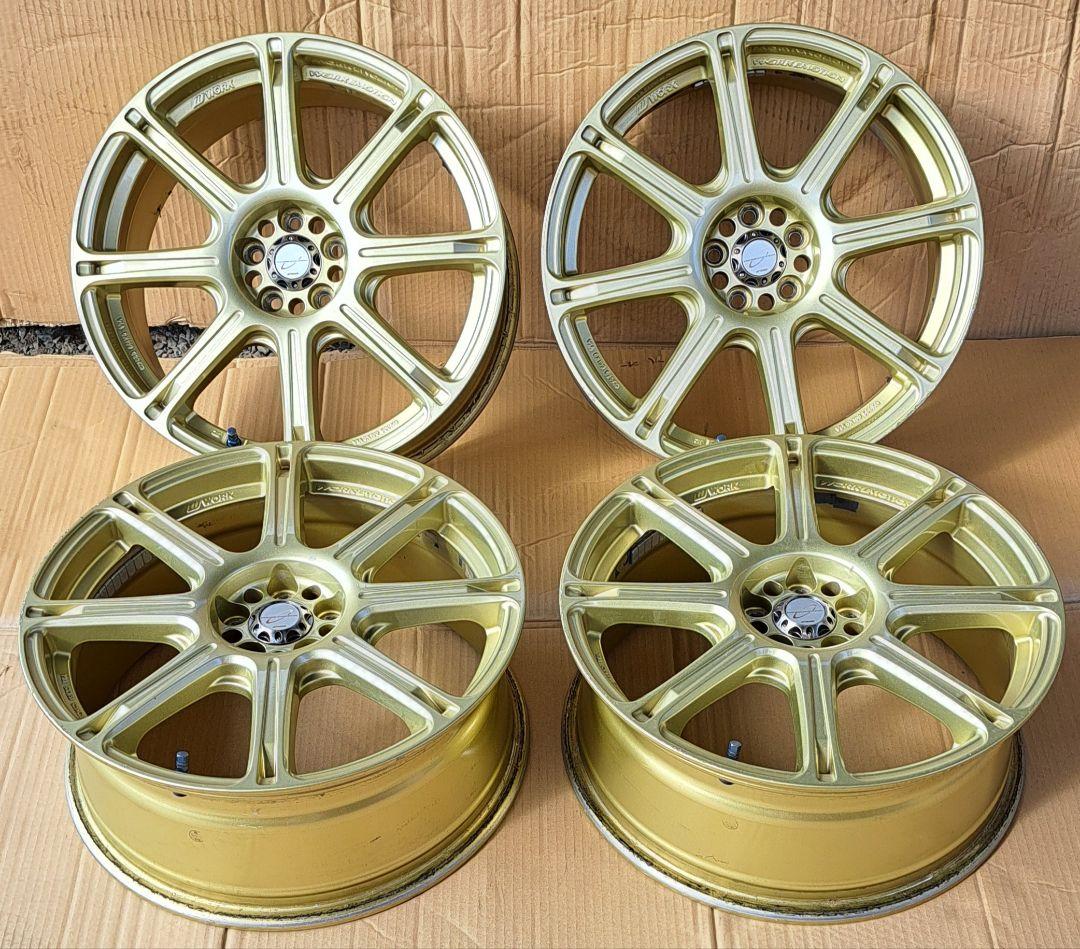 kame様Works Emotion XC8 18インチ4本セット プリウス