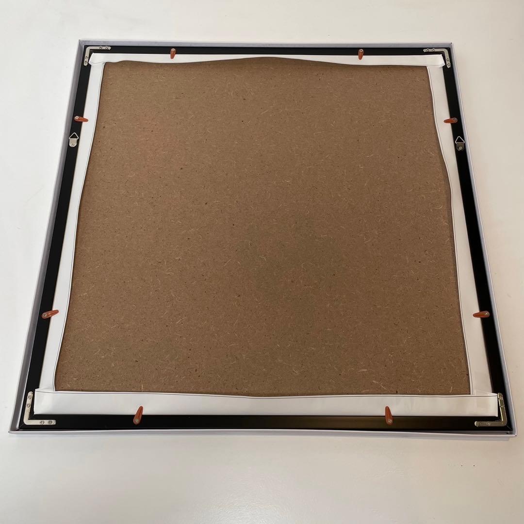 【50cm×50cm額付ポスター】デイヴィッド・ホックニー  「大きな水しぶき」