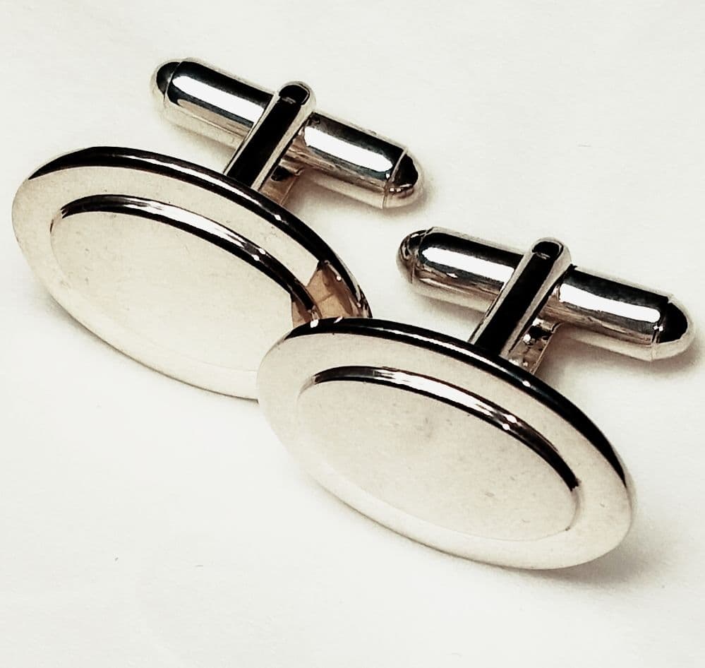 ティファニー シグネット カフス オーバル ラウンド STERLING 925