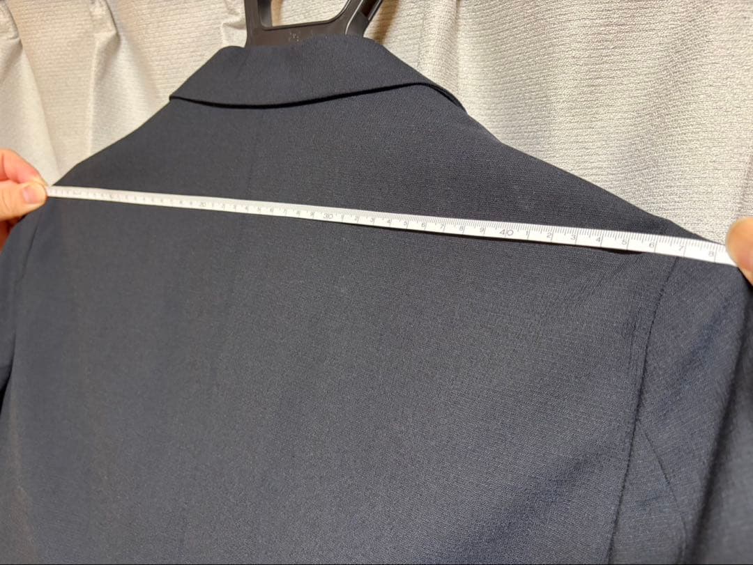 グレー シングルブレスト ビジネススーツ