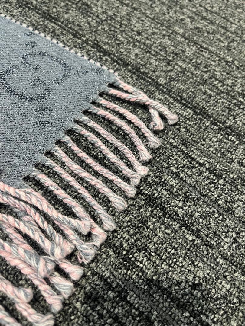 【専用】GUCCI GGパターン バイカラーマフラー ピンク/グレー