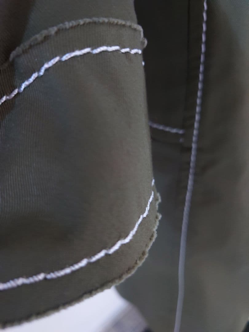 マチコジント machiko jinto オリーブグリーン ハーフコート