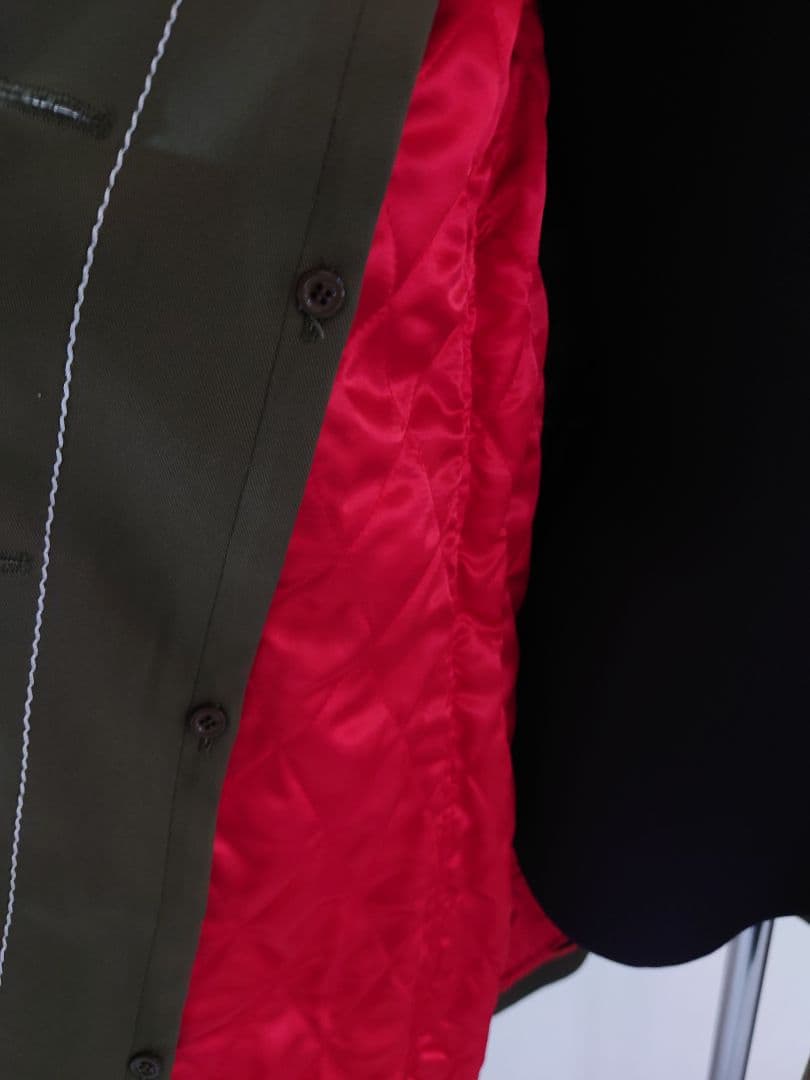 マチコジント machiko jinto オリーブグリーン ハーフコート