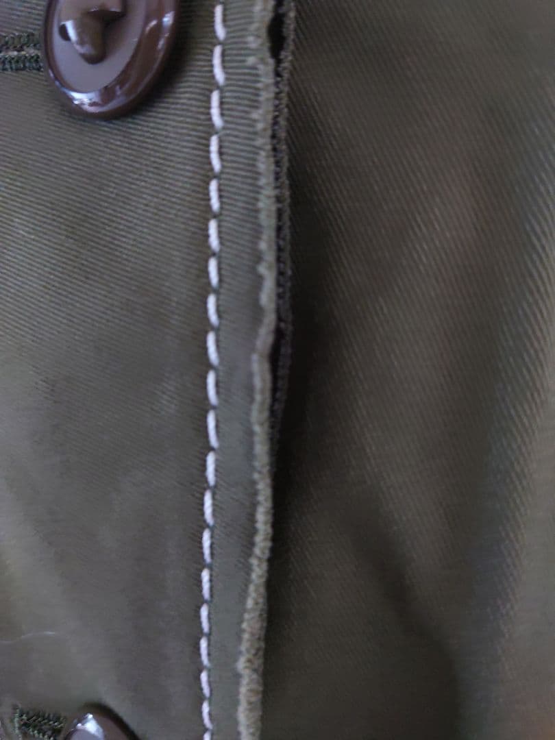 マチコジント machiko jinto オリーブグリーン ハーフコート