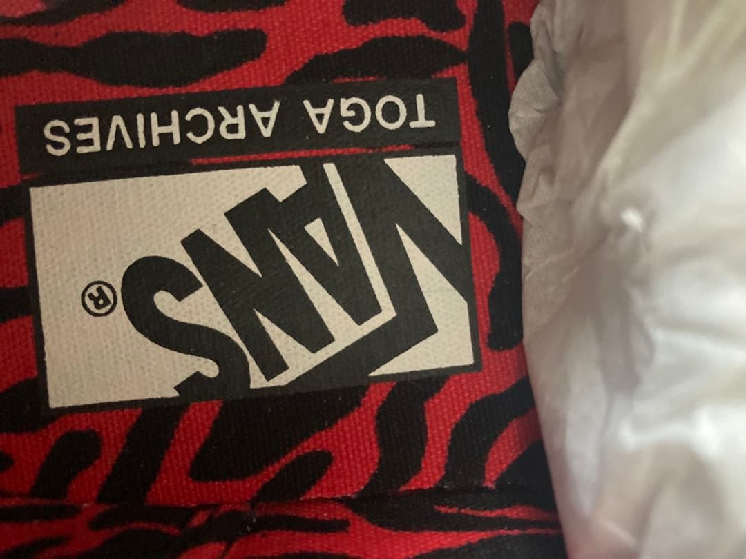 未使用！VANS 装飾付きスニーカー 黒 ヒョウ柄