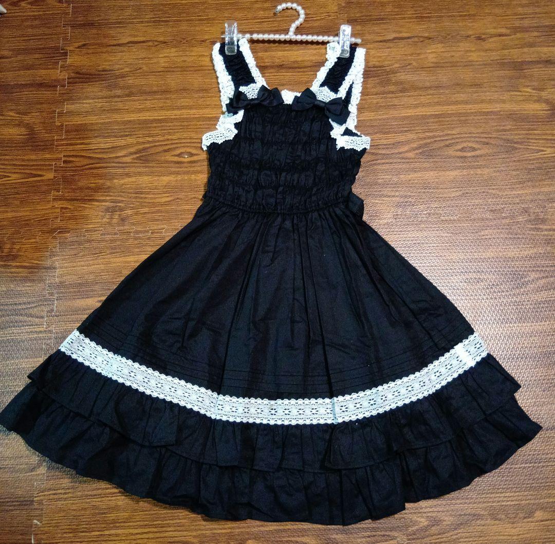 BABY　ブラック×ホワイト　ジャンスカ