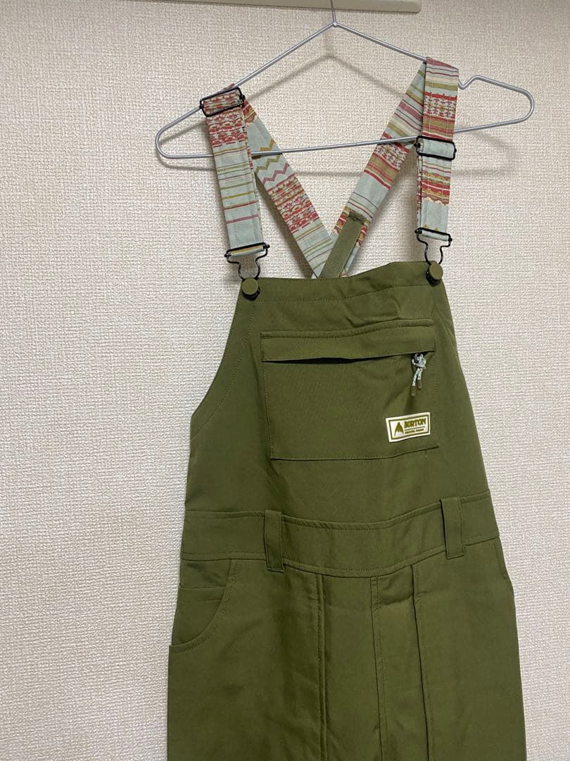 かたつむり、バートン(BURTON) オリーブグリーン オーバーオール