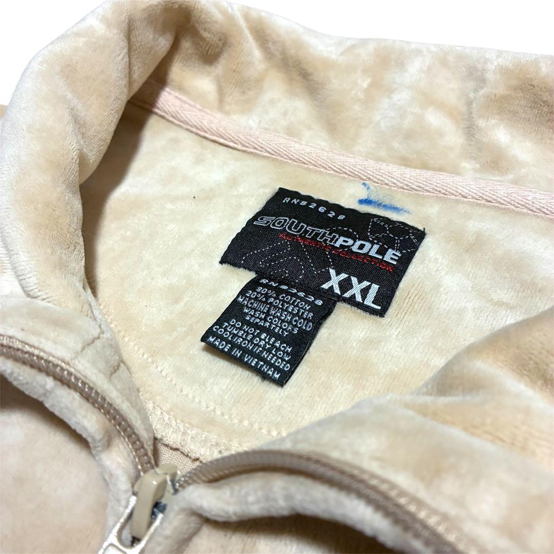 SOUTH POLE サウスポール ベロア ジャージ XL
