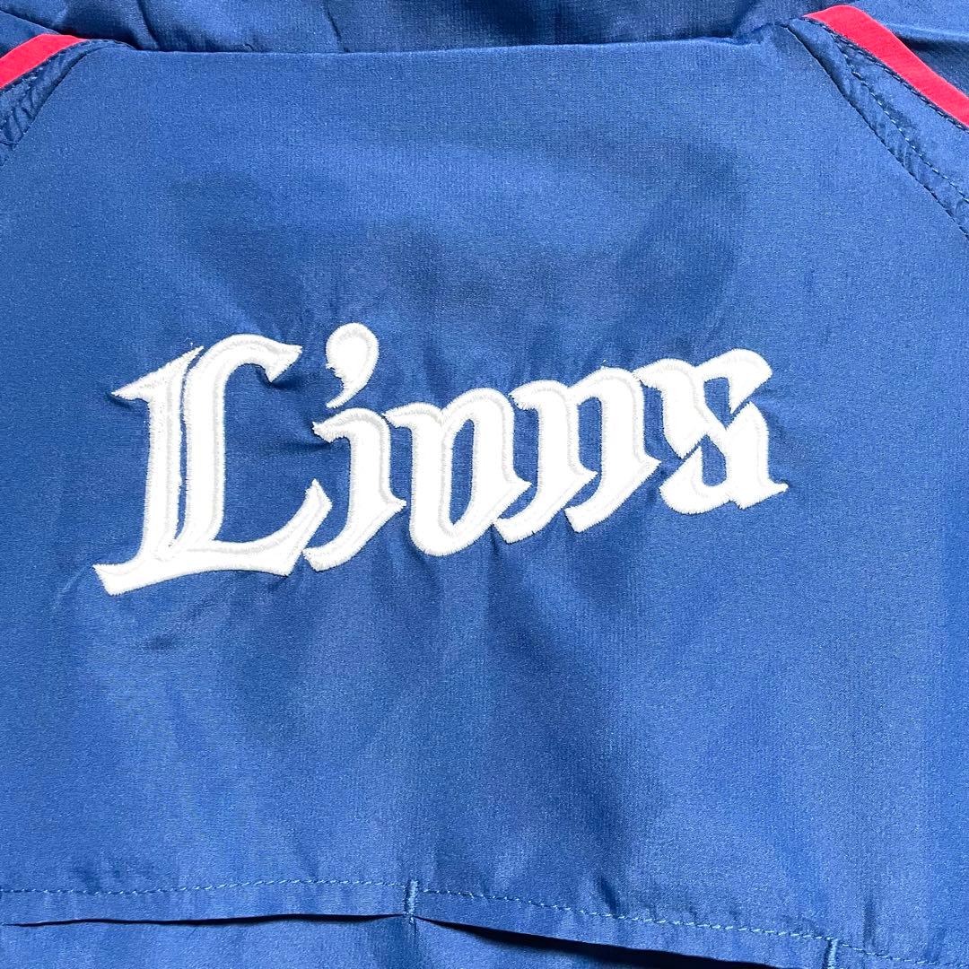 美品 埼玉西武ライオンズ ブルゾン 刺繍 Lサイズ グラウンドコート