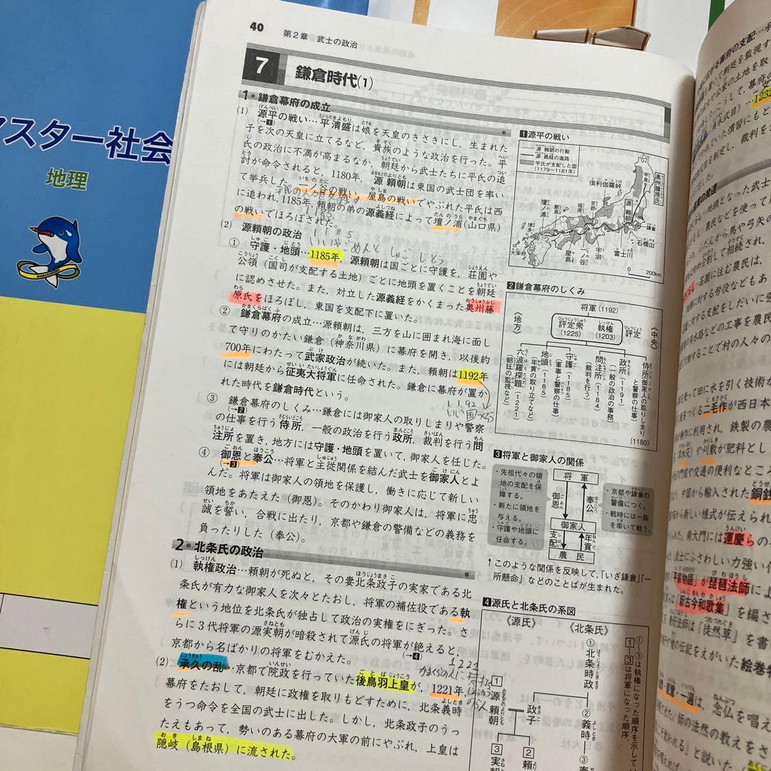 浜学園 社会 フルセット日曜誌特別問題集 講義 I & マスター社会 地理