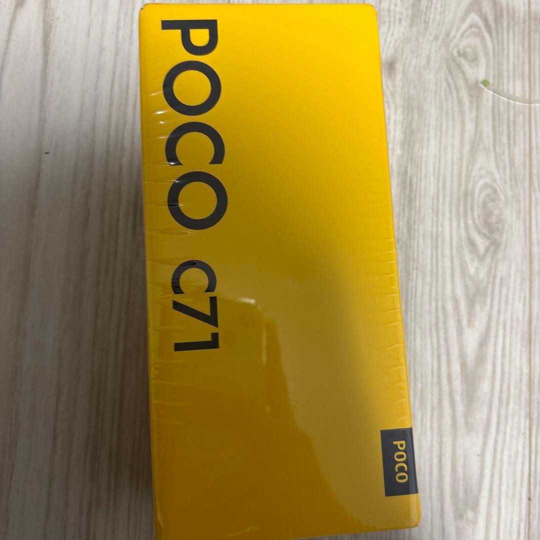 POCO C71 ブラック 4GB RAM 128GB ROM