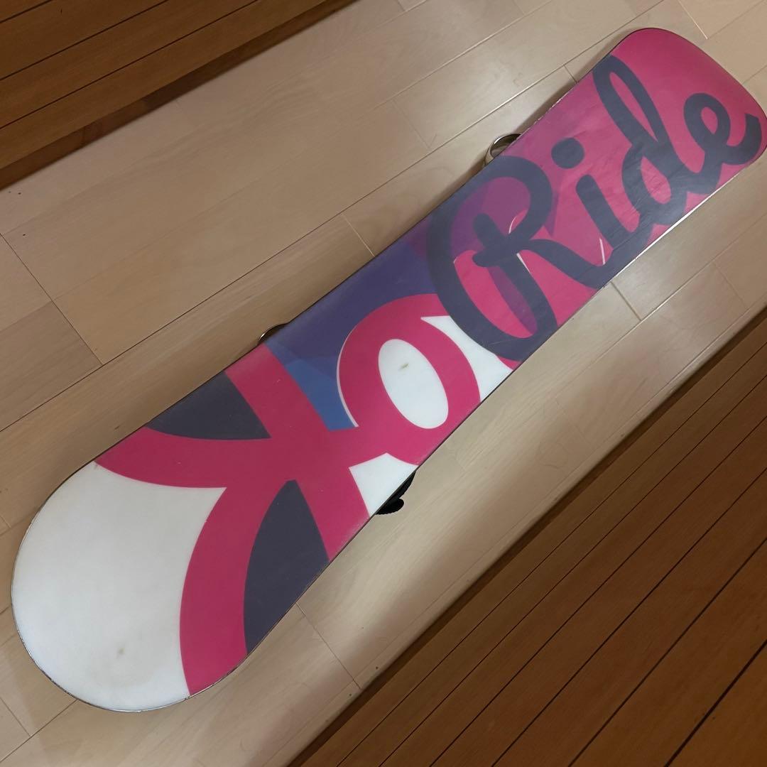 143cmスノーボード ビンディングバインディング付き初心者女性キッズレディース