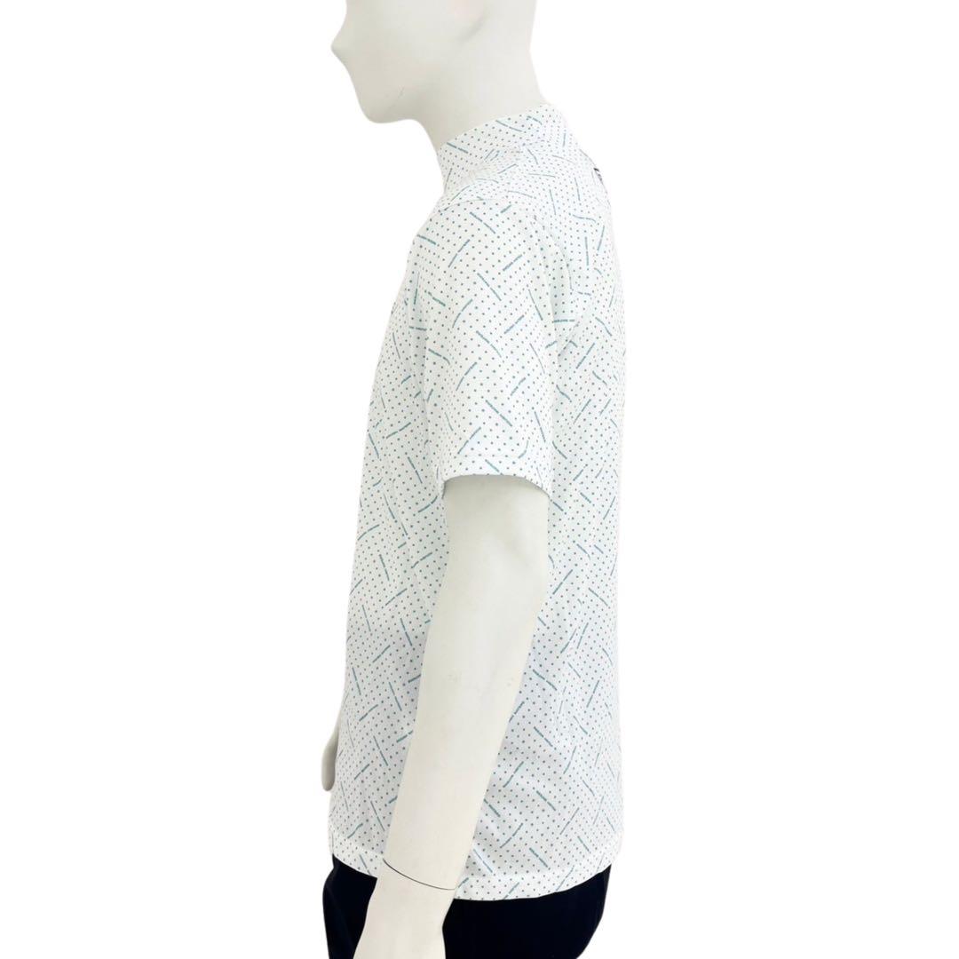 エリートグリップ　ROUGHWATERS 半袖モックネック　ホワイトサックス L