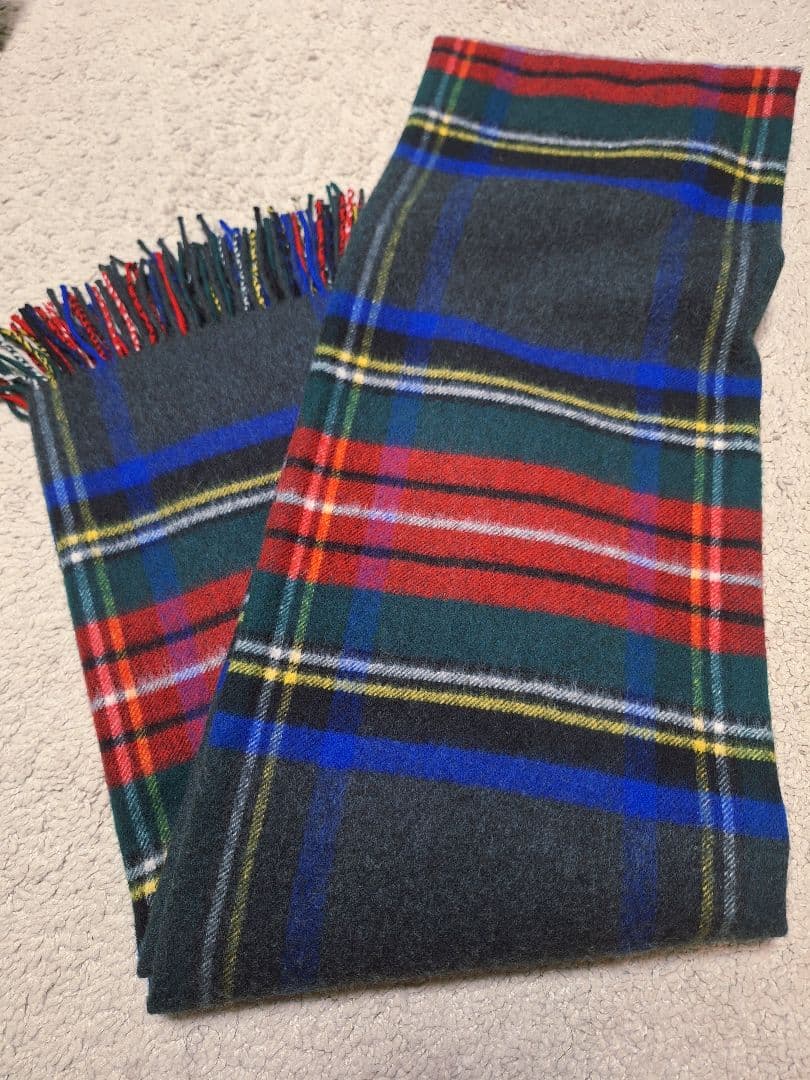 ジョンストンズ 大判 マフラー カシミヤ