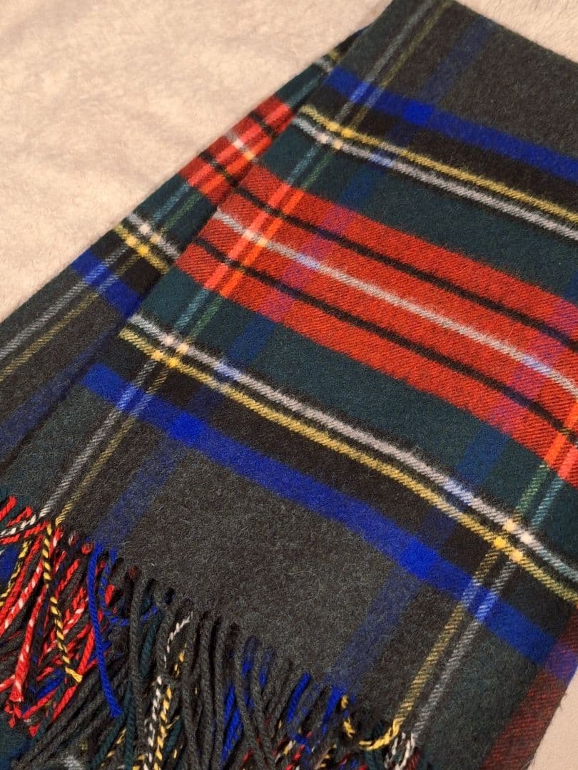 ジョンストンズ 大判 マフラー カシミヤ