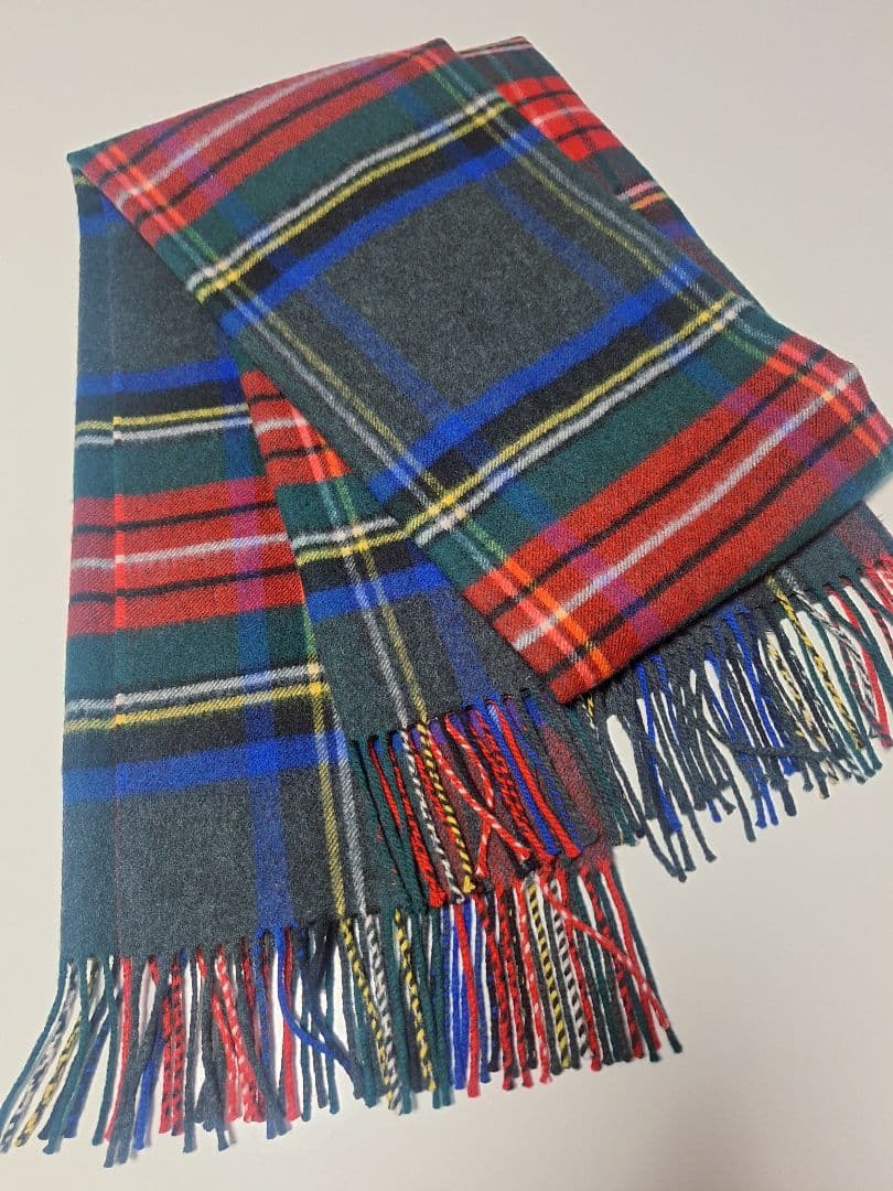 ジョンストンズ 大判 マフラー カシミヤ