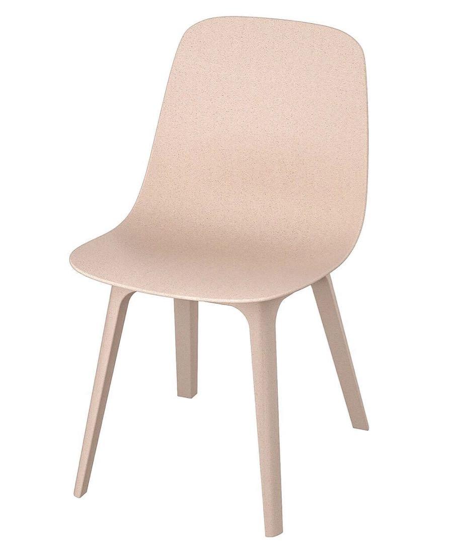 IKEA ODGER オドゲル ホワイトベージュ　ダイニングチェア2脚