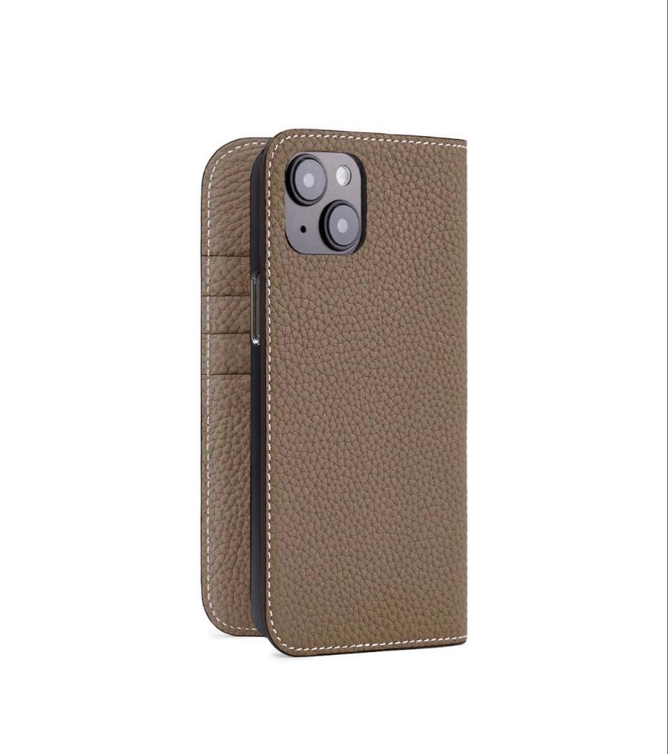 【新品未使用】BONAVENTURA 手帳型 iPhoneケース エトープ