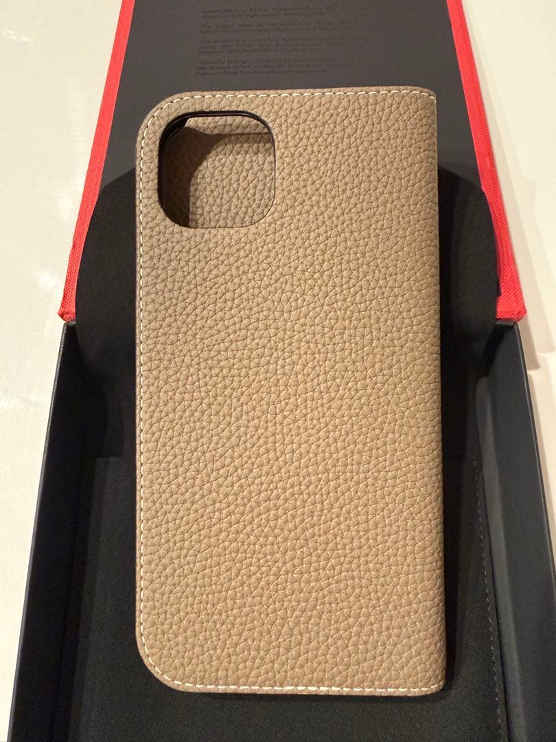 【新品未使用】BONAVENTURA 手帳型 iPhoneケース エトープ