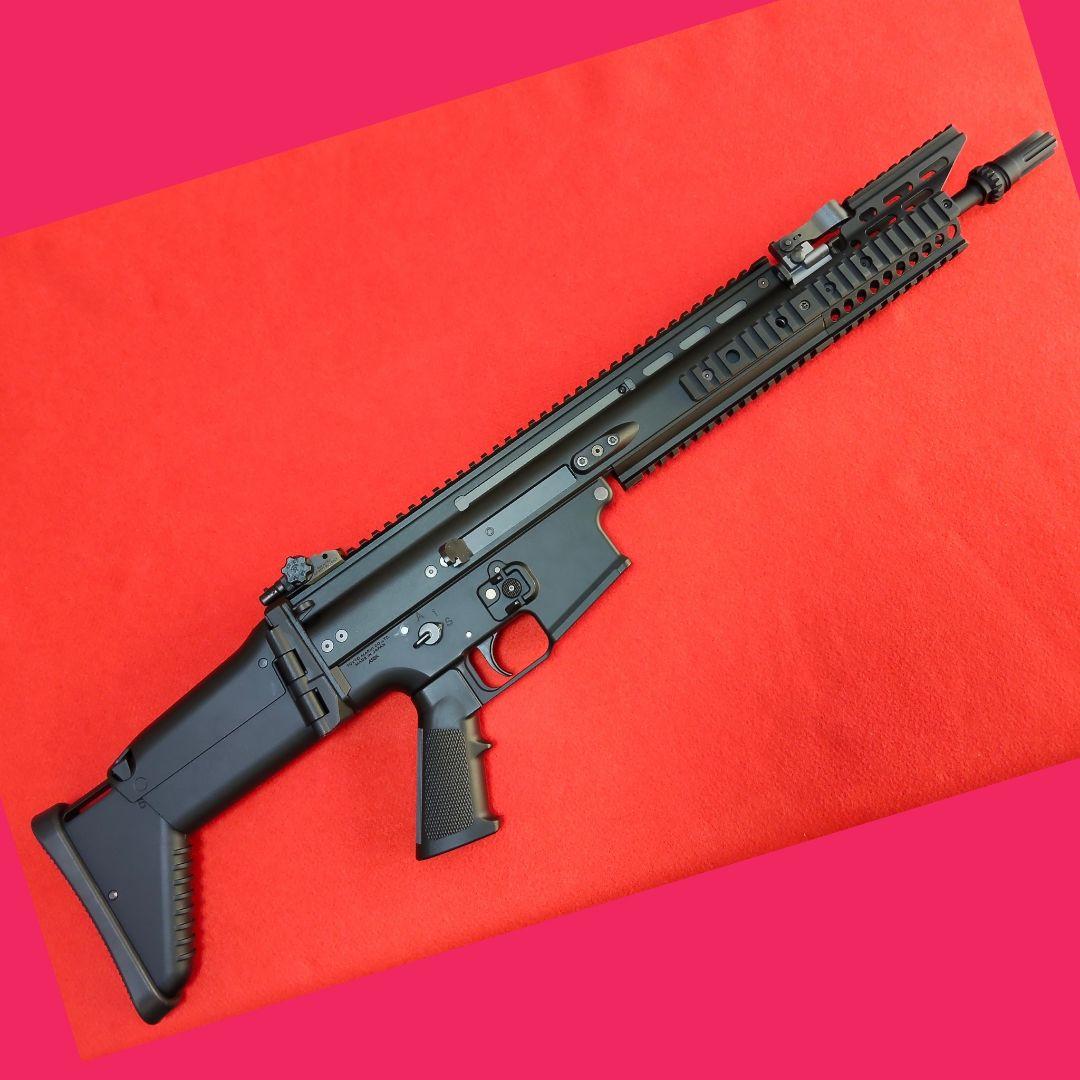 東京マルイ　次世代電動ガン SCAR-L ブラック　ブースター付