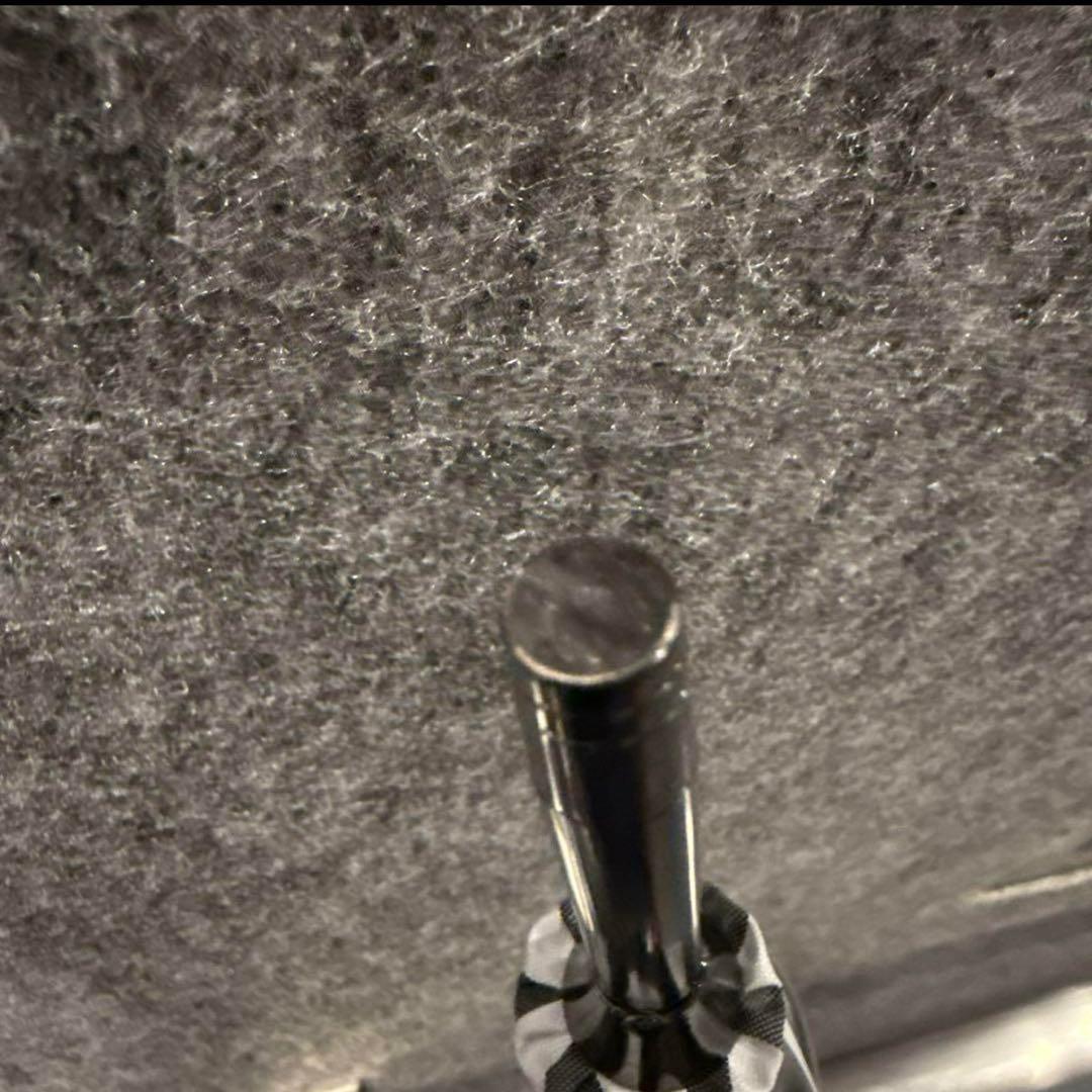 サンバリア100 Lサイズ 長傘 白黒ストライプ 日傘 遮光率 100%