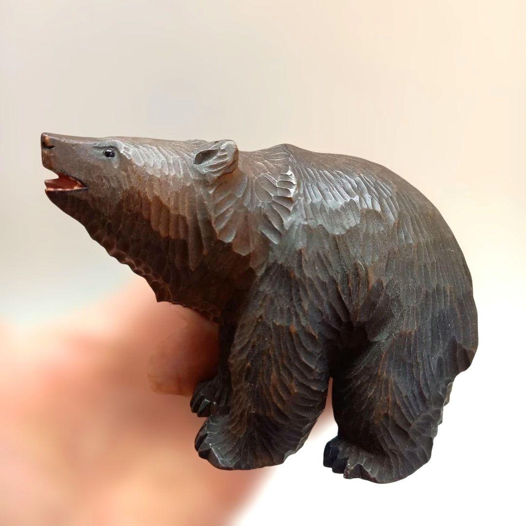 木彫り熊　八雲　民芸　木彫りの熊