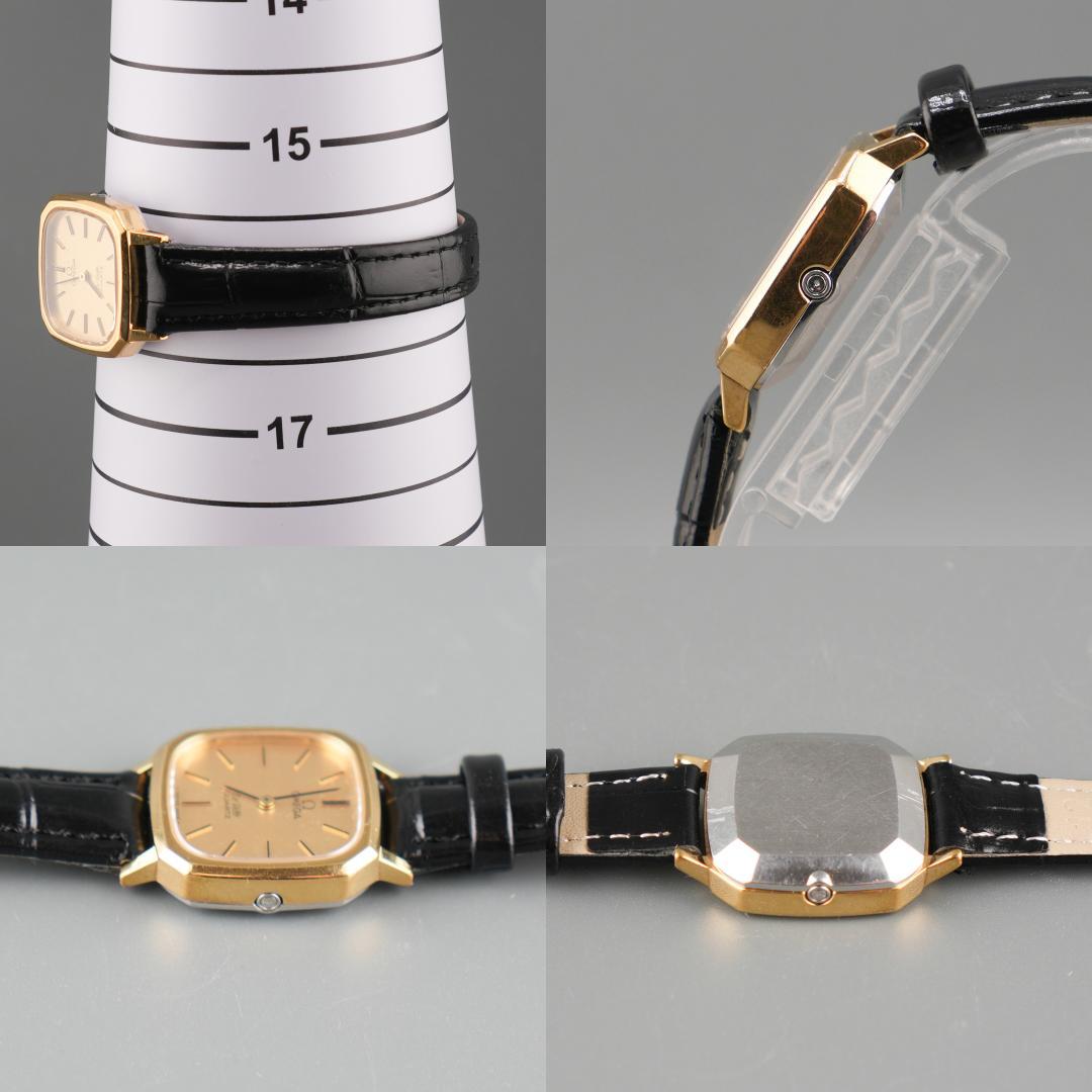 稼働 OMEGA De Ville 腕時計 新品電池 新品ベルト クォーツ