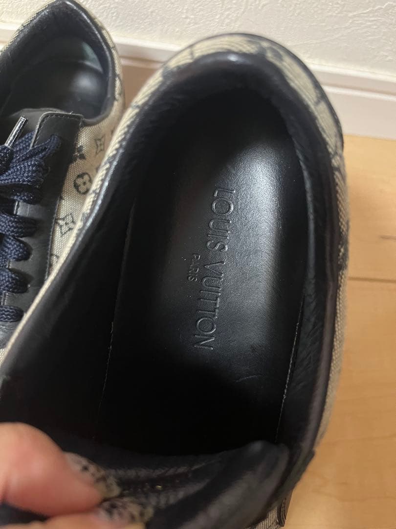 ルイ・ヴィトン スニーカー グレー ネイビー