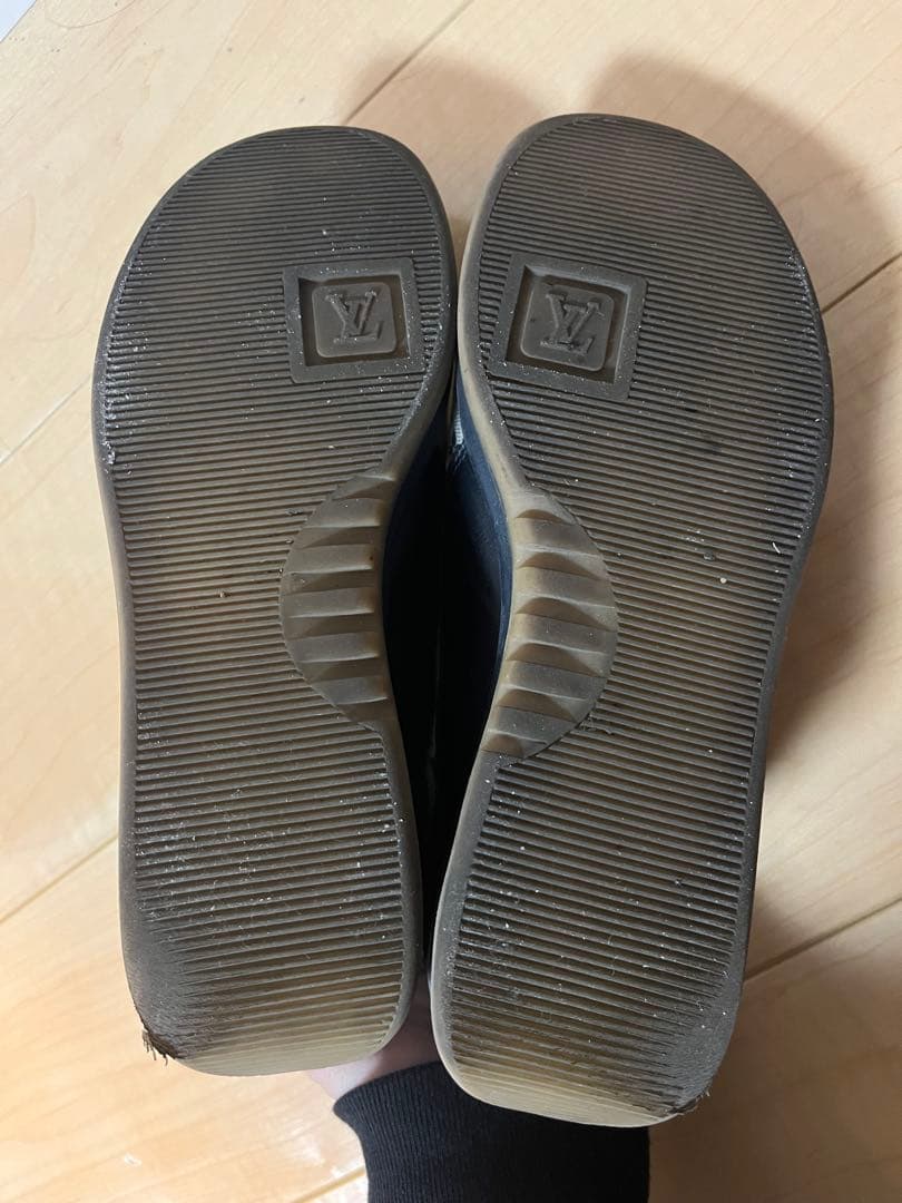 ルイ・ヴィトン スニーカー グレー ネイビー