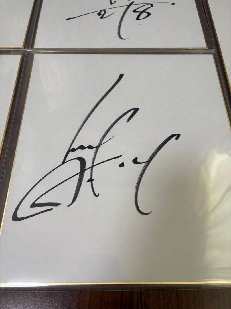 セレッソ大阪 選手直筆サイン色紙5枚