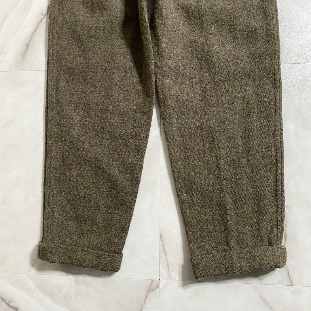 A17664 コムデギャルソンオムプリュス 98AW 2タックウール縮絨パンツM