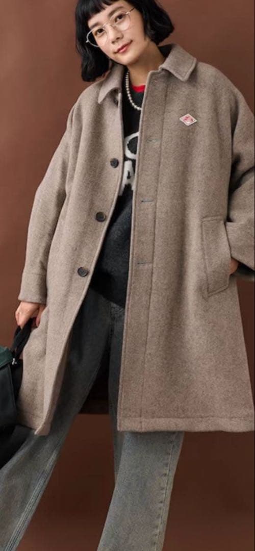 DANTON ダントン/ 2024AW DOLMANLONGCOAT34ベージュ