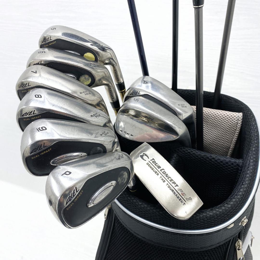 【初心者様推奨!!】ツアーステージ アクセル メンズ ゴルフクラブ セット R