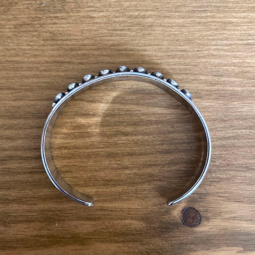 インディアンジュエリー オパール バングル シルバー