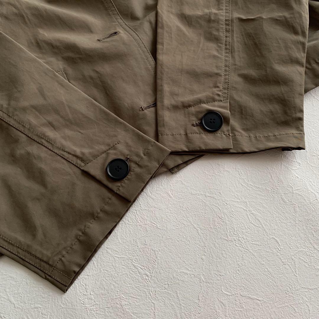 【美品】IENA　2025　ウェザーノーカラージャケット　カーキ　定価3万5千円