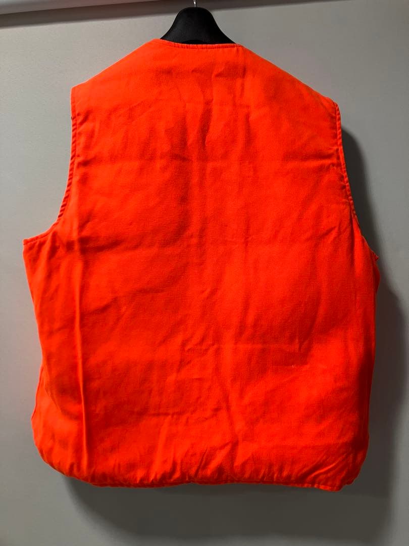 70s80s エディバウアー　黒タグ　ベスト　ダックハンターカモ