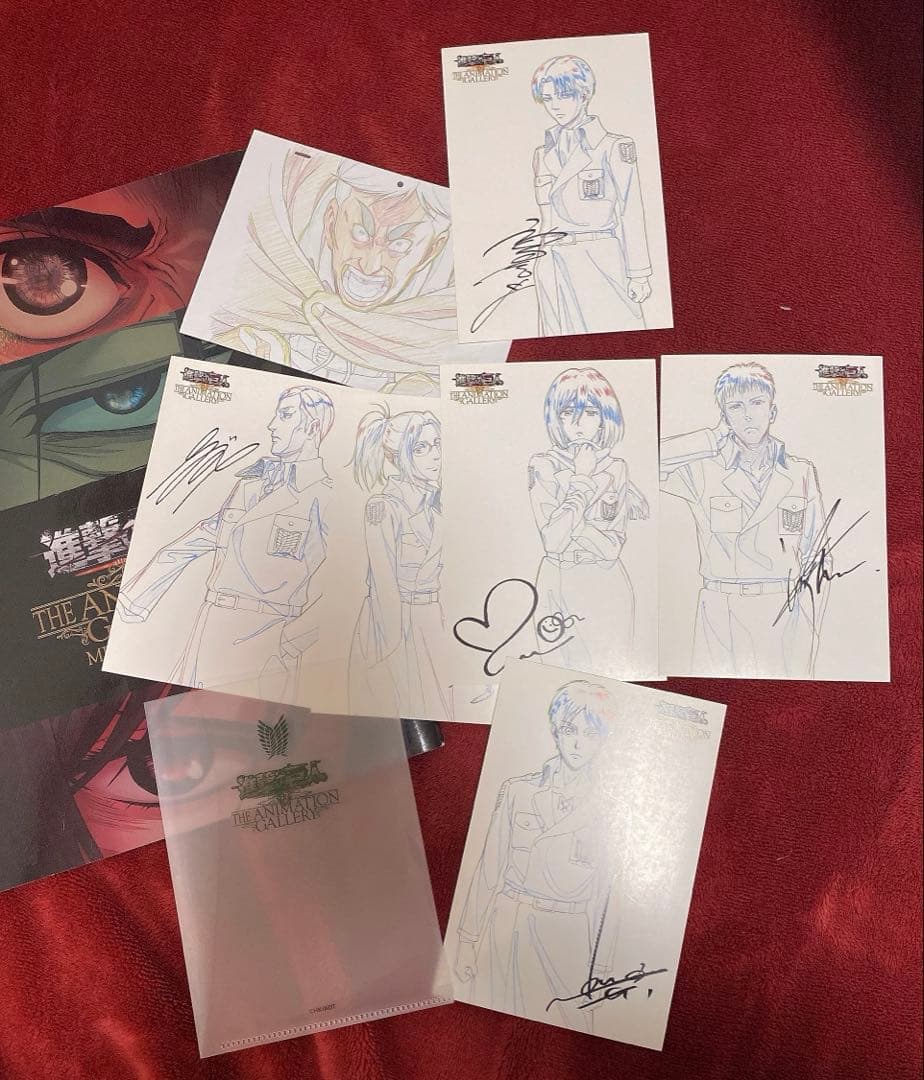 限定 進撃の巨人 アニメーション ギャラリー メモリアル ブック 入場者特典