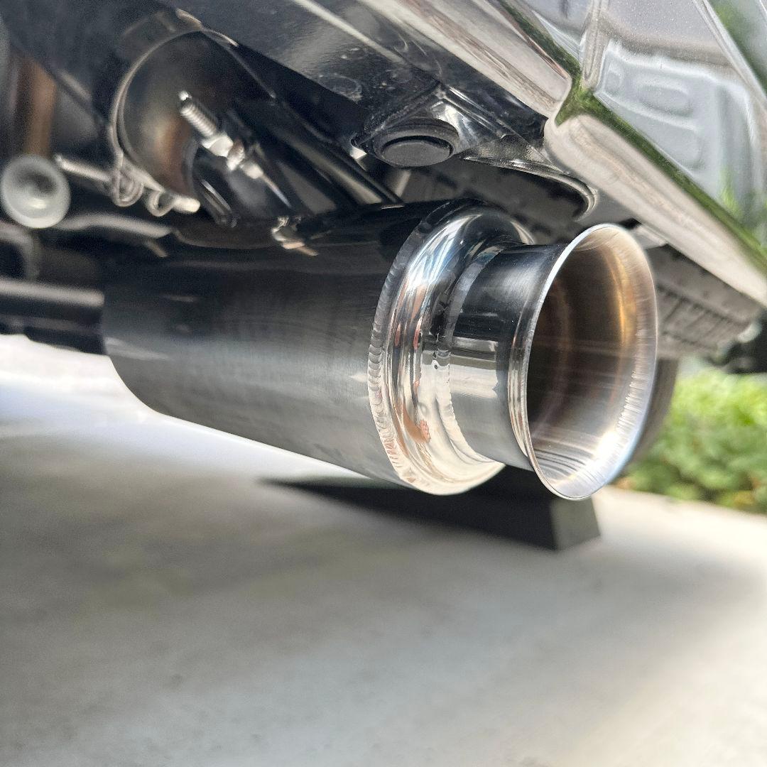 bハイゼットカーゴアトレーS700V(W)S710V(W)砲弾型マフラーカッター