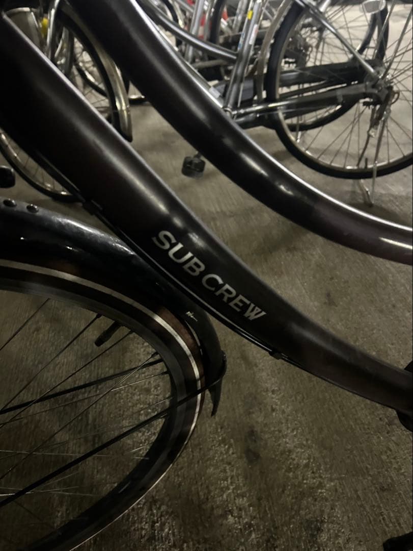 島根県 出雲市 おしゃれ 通学 シティサイクル 26インチ茶色　手渡し かご