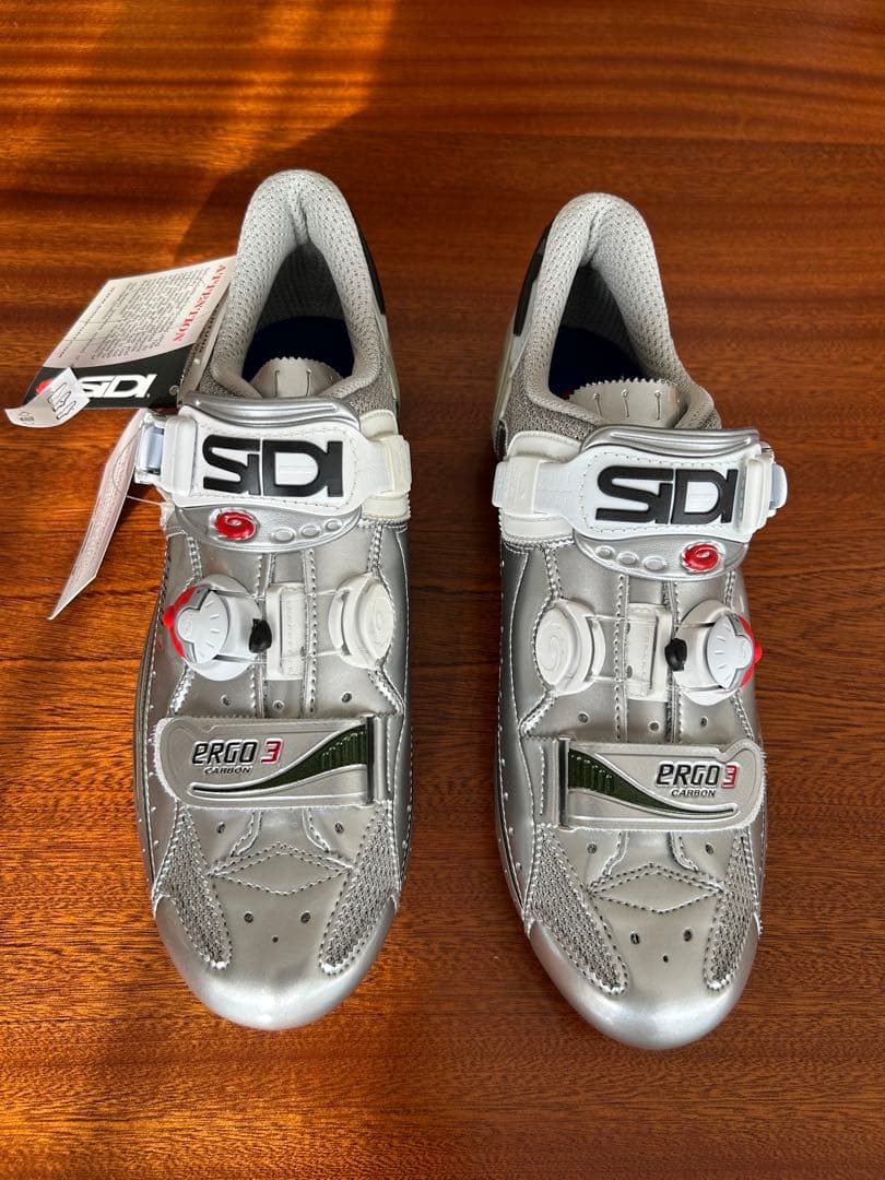【新品未使用】SIDI ERGO3 カーボン シルバー 26.5cm