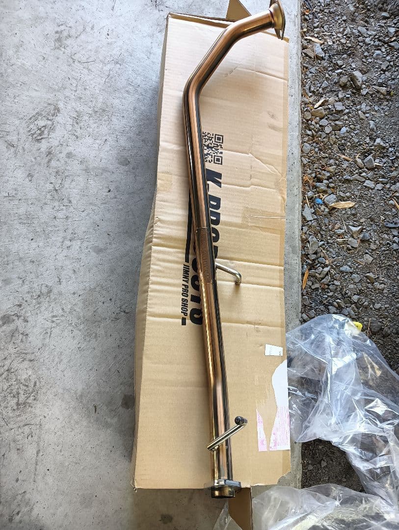 JA12 JA22 ステンレス ストレートフロントパイプ